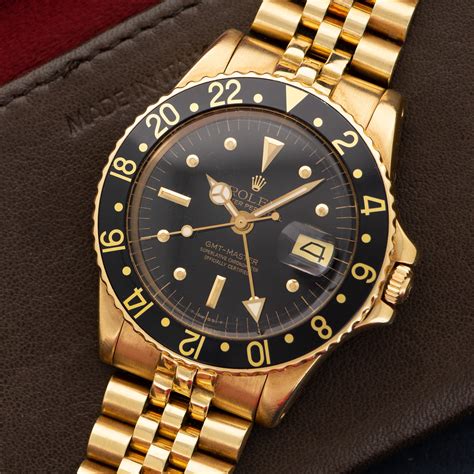 18k yellow gold rolex gmt|18k gold Rolex women's watch.